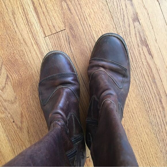 CAT Caterpillar Misa Brown Leather Midcalf Boots | Size 8 - Picture 11 of 12